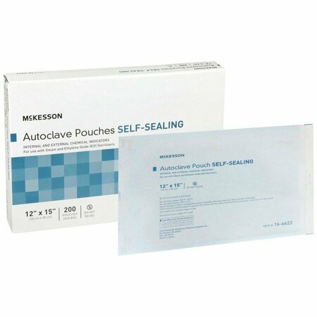 MCKESSON Sterilization Pouch, 12 x 15 Inch, 200PK 16-6422